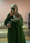 Abaya de loubna en vert